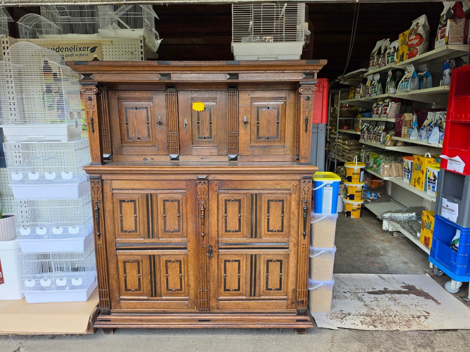 Antieke Eiken Buffetkast met Karakter 0475850373, Ophalen, Eikenhout