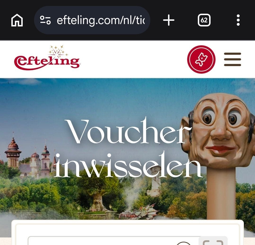 4 efteling tickets te koop!, Tickets en Kaartjes, Drie personen of meer, Ticket of Toegangskaart