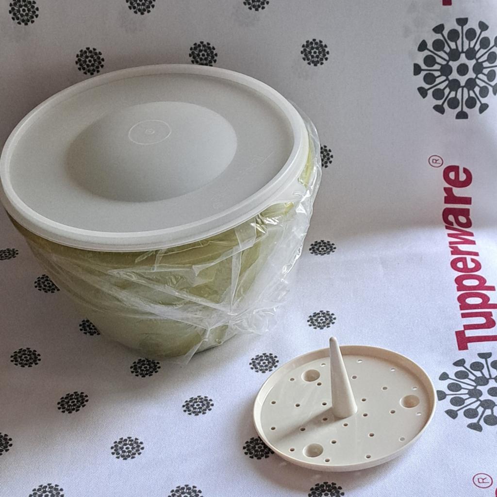 Tupperware vintage saladekom 2 L + rooster Nieuw, Huis en Inrichting, Keuken | Tupperware, Ophalen of Verzenden, Nieuw, Groen