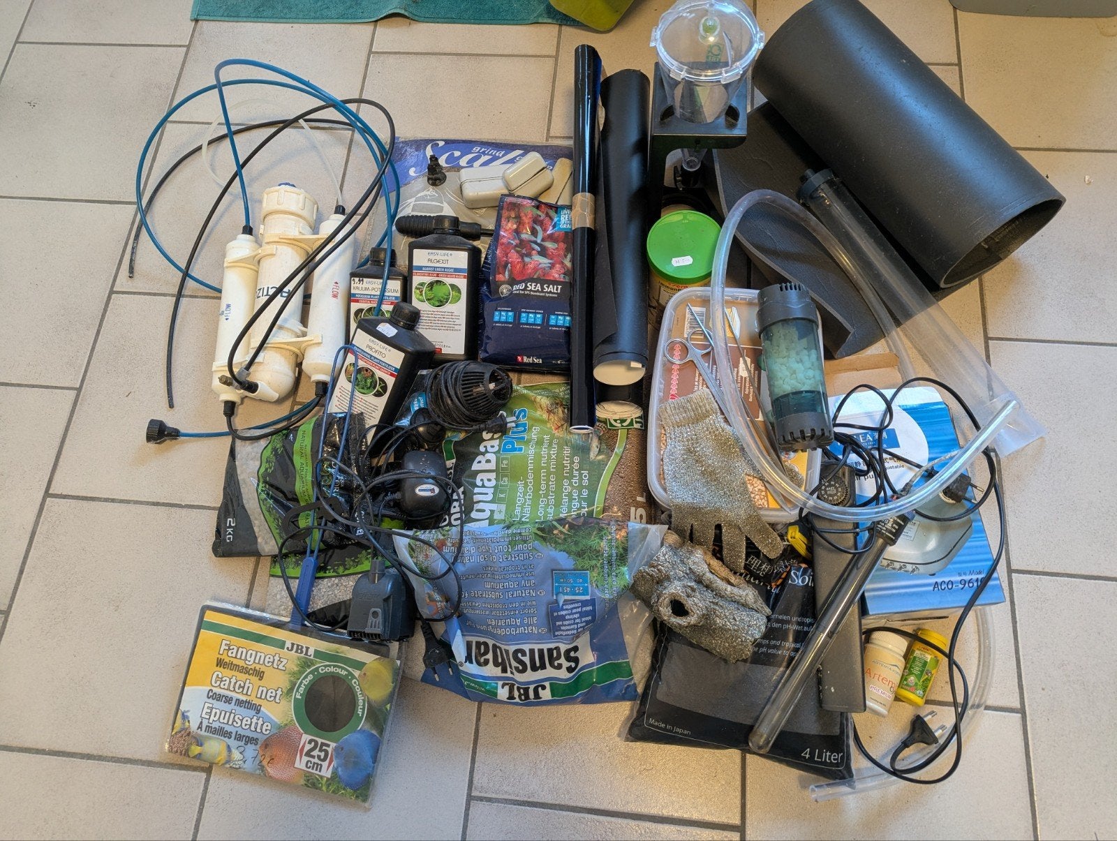 Lot de matos aquariophilie, Enlèvement