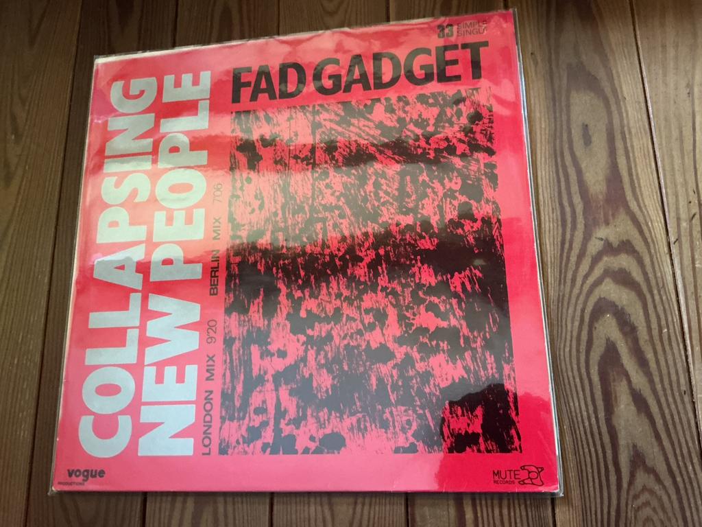 12” Fad Gadget - collapsing new people, Cd's en Dvd's, Ophalen of Verzenden, Gebruikt