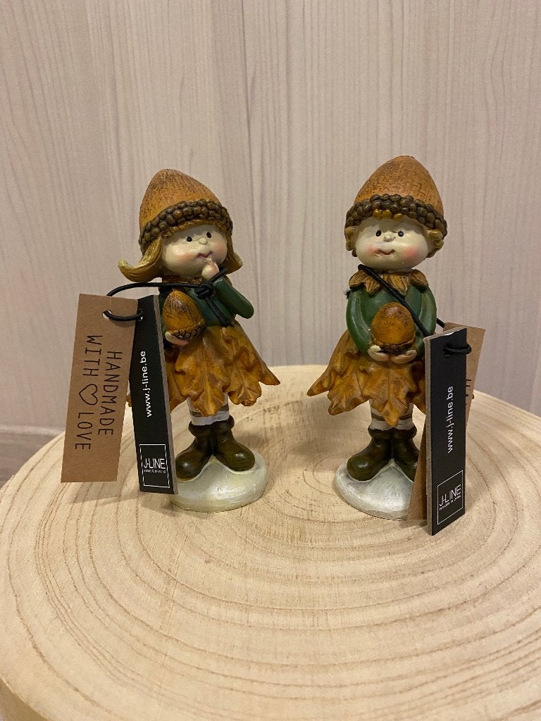 décoration d'automne : lot de 2 enfants d'automne, Maison & Meubles, Neuf, Orange, Autres styles, Plastique
