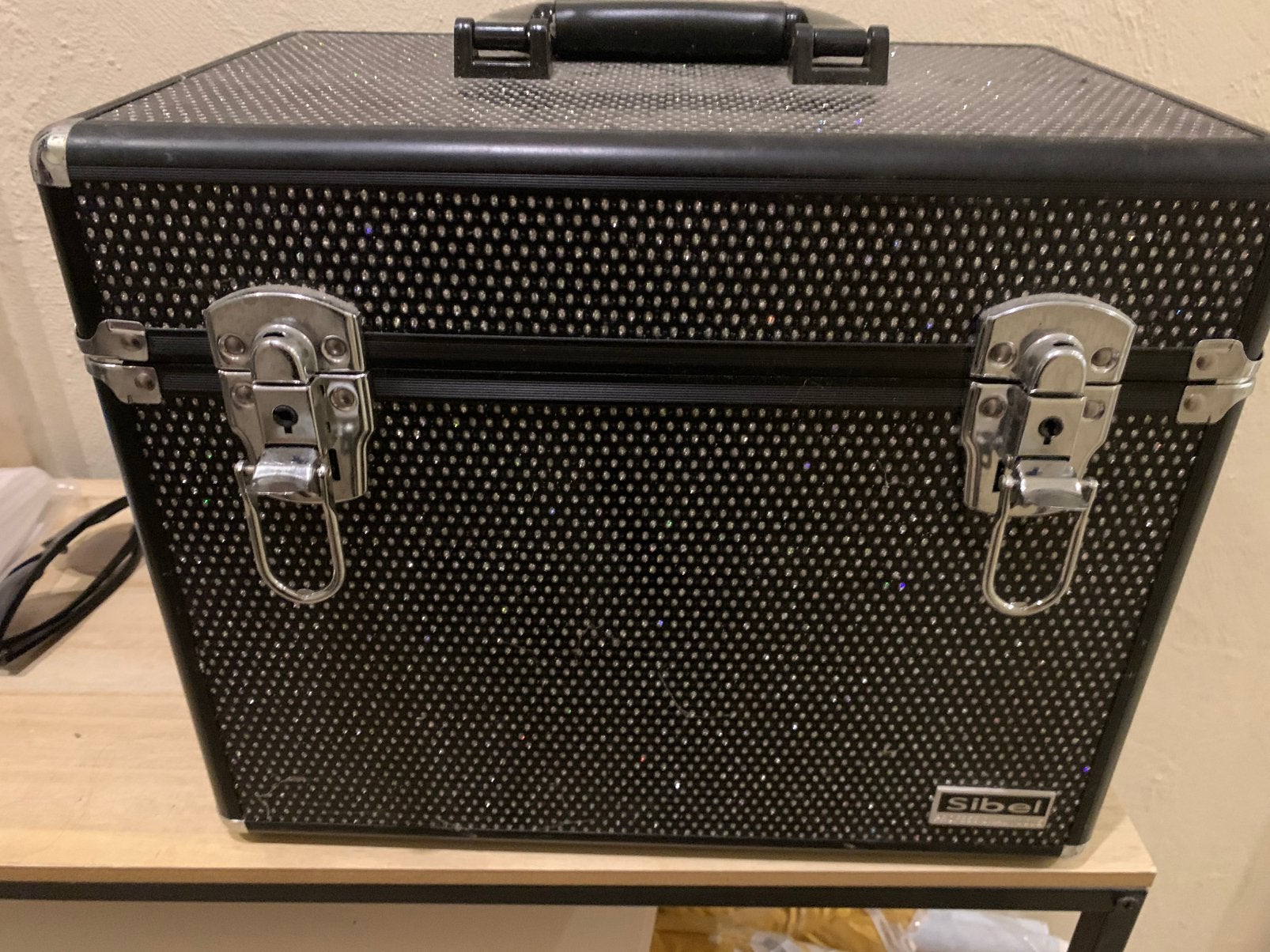 Sibel beautycase, Ophalen, Gebruikt, Zwart, Hardcase