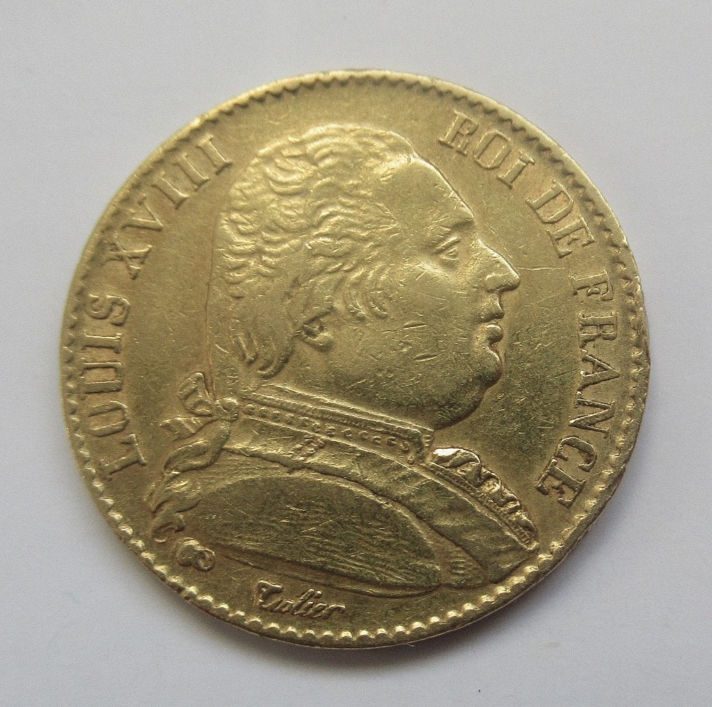 France 20 francs 1815 A, Envoi, France, Or