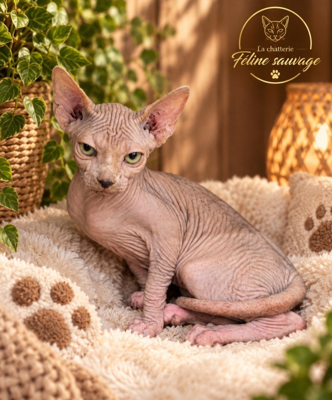 chaton Sphynx femelle, Vermifugé, 0 à 2 ans