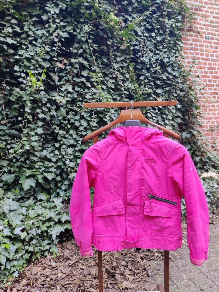 Roze O Neill jas met kap maat 140, Ophalen of Verzenden, Jas