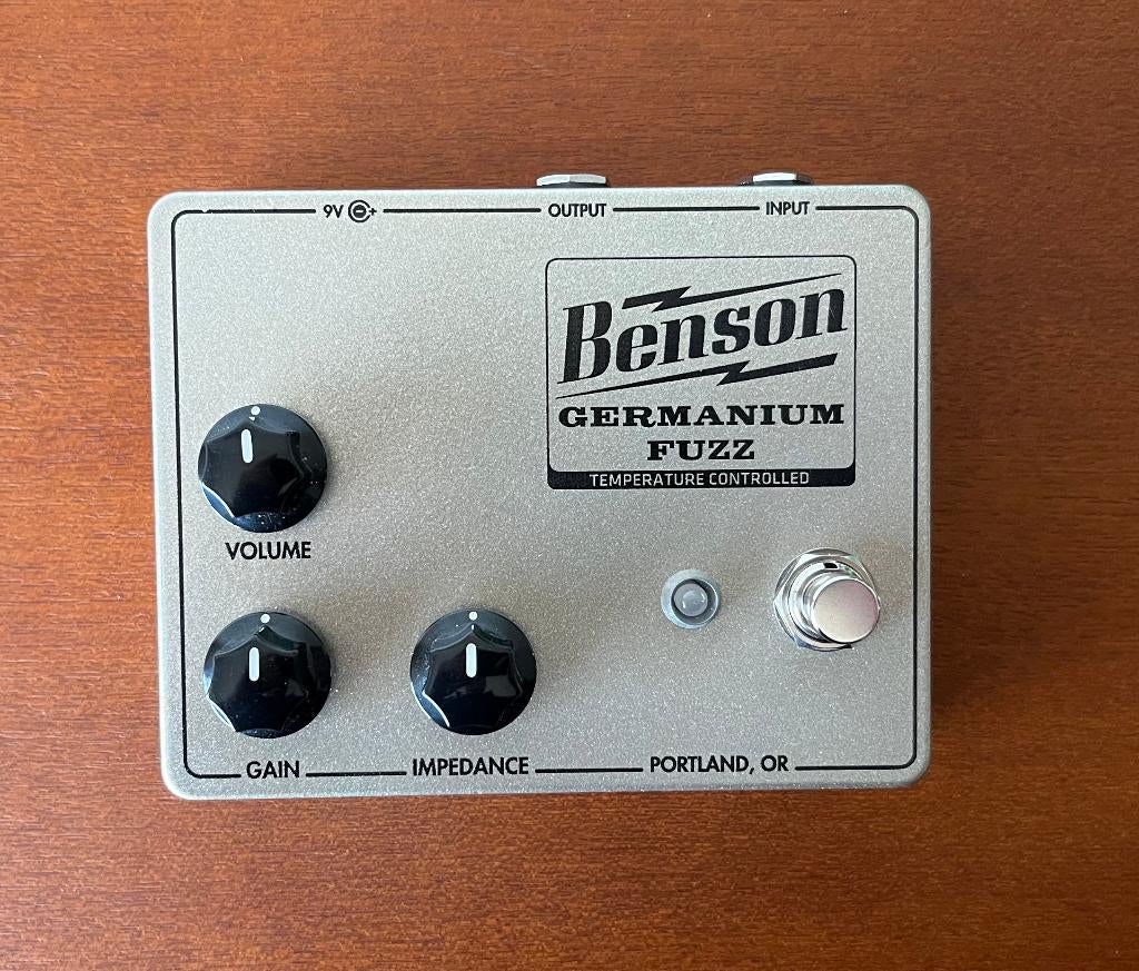 Benson Germanium Fuzz (Gold), Enlèvement ou Envoi, Comme neuf, Distortion, Overdrive ou Fuzz