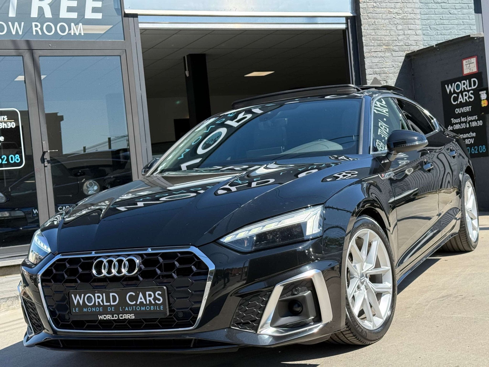 Audi A5 SPORTBACK 40 TFSI S LINE S-TRONIC - COCKPIT - TOIT P, Autos, Euro 6, Entreprise, 107 g/km, 5 portes