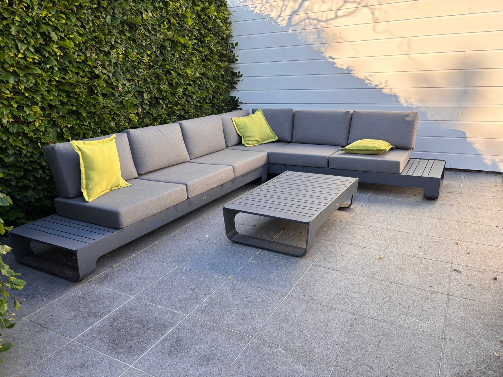 Bristol tuinset zo goed als nieuw - aluminium, Tuin en Terras, Tuinsets en Loungesets, Ophalen, Zo goed als nieuw, Aluminium, Tuinset