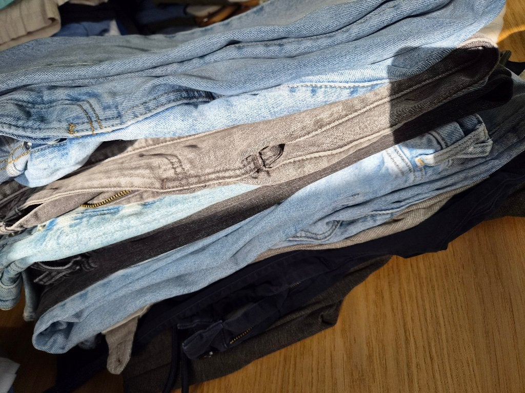 Heren broeken merken, Ophalen, Zo goed als nieuw, Maat 52/54 (L), Blauw