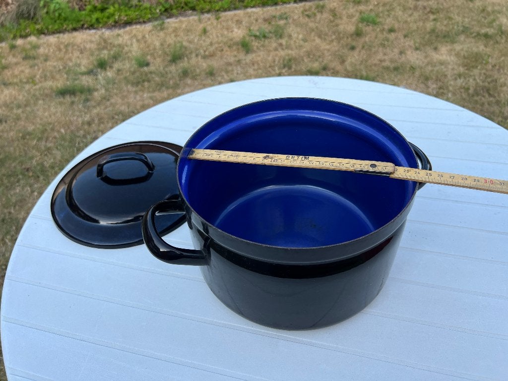 Kookpot - Diameter 24 cm - Hoogte 15 cm - Volume 5 liter, Huis en Inrichting, Antiaanbaklaag, Gebruikt, Ophalen of Verzenden, Kookpan