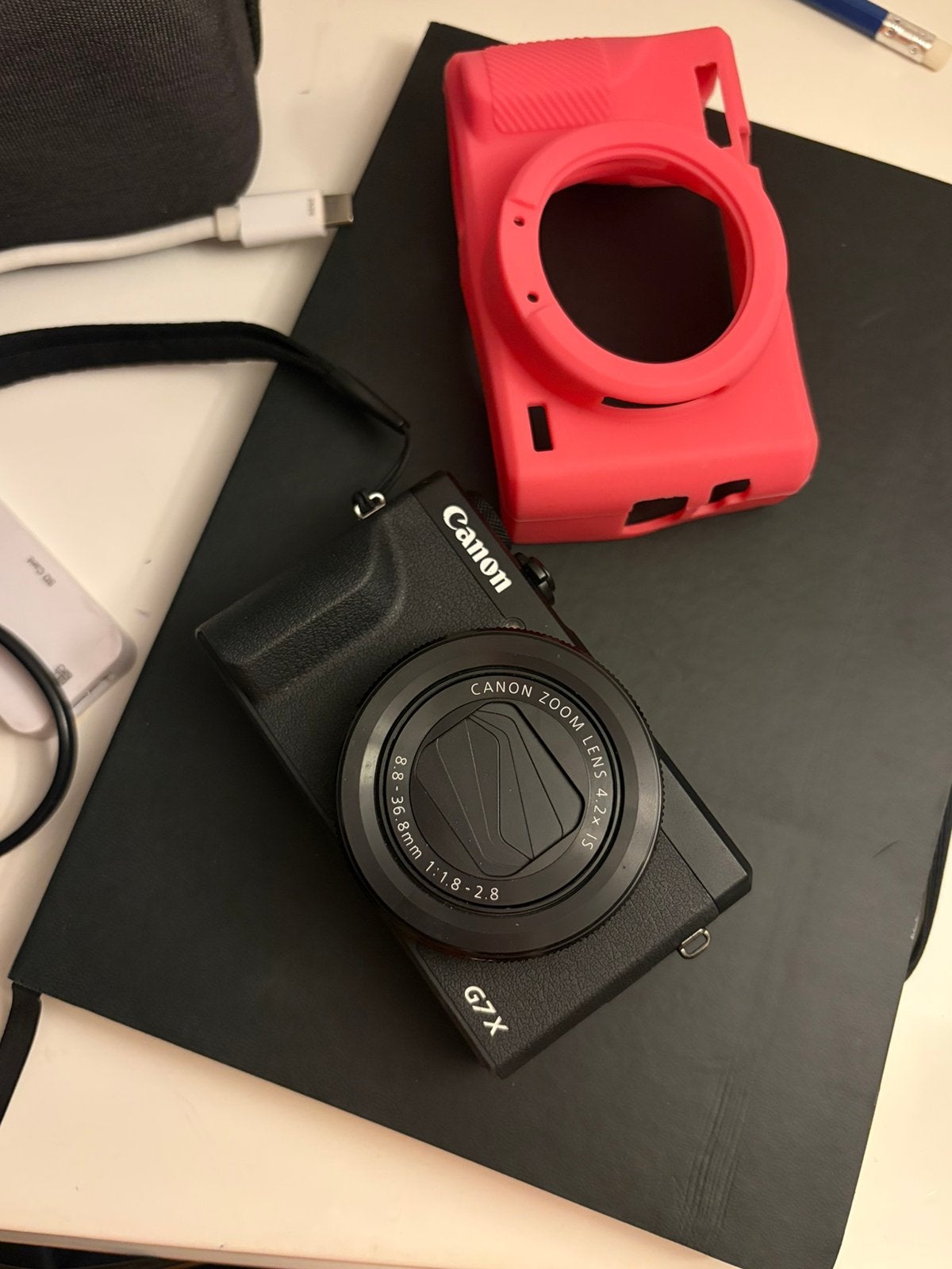 Canon g7x mark iii, TV, Hi-fi & Vidéo, Appareils photo numériques, Enlèvement ou Envoi, Comme neuf, Chargeur, Canon