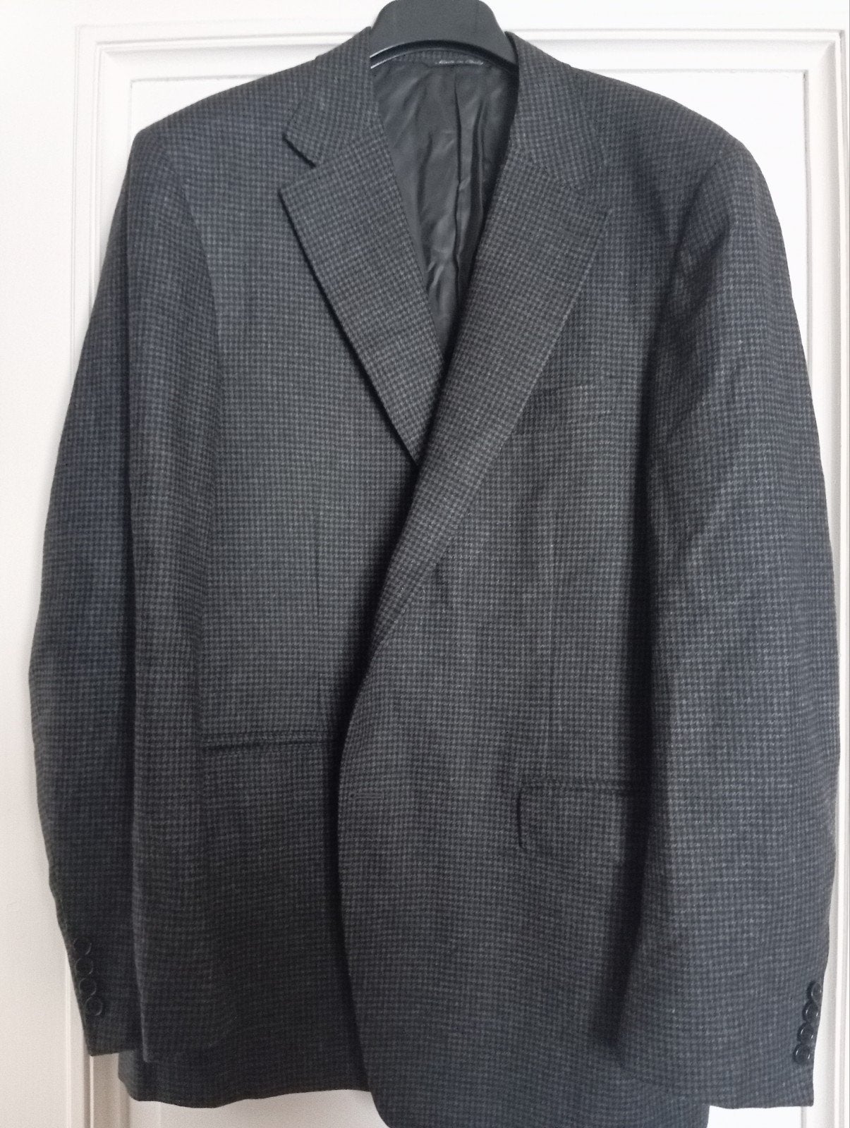 CANALI - wollen blazer in pied de poule, maat 56, Neuf, Gris, Enlèvement ou Envoi, CANALI