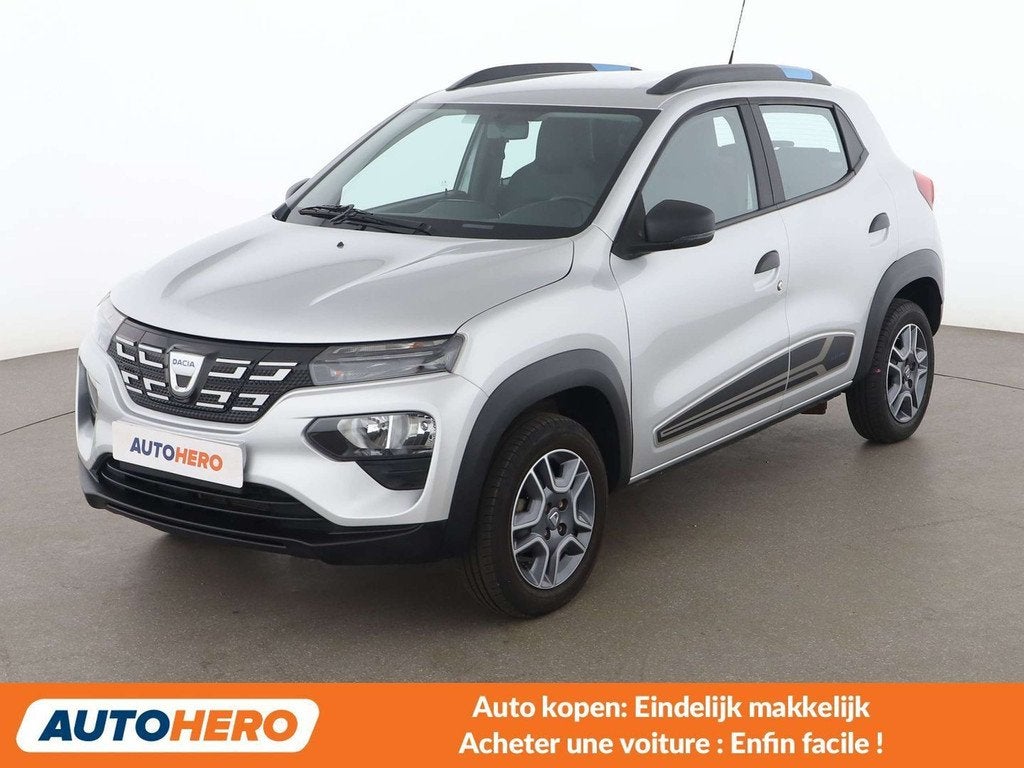 Dacia Spring electric drive 33 kW Comfort (bj 2021), Auto's, Dacia, 4 zetels, Gebruikt, Zwart, 33 kW