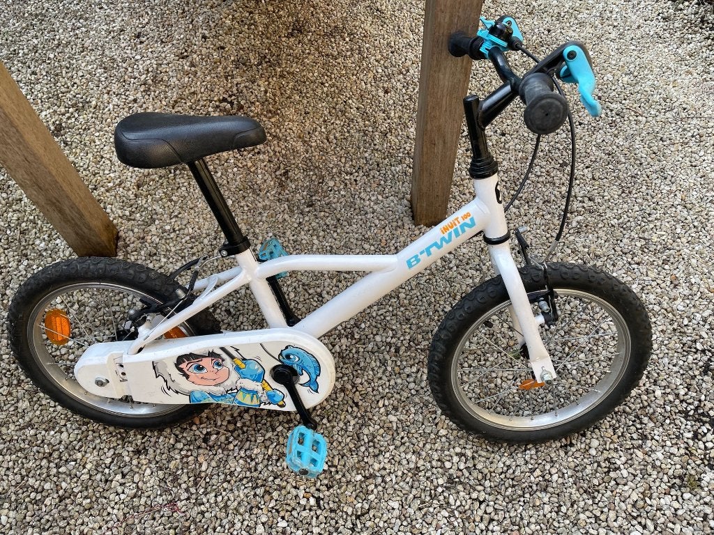 kinderfiets 16 inch, Ophalen, Zo goed als nieuw, 16 tot 20 inch, B twin