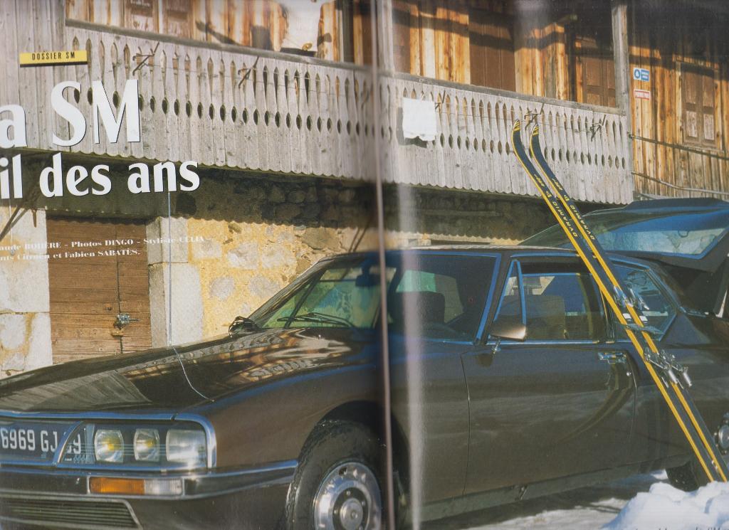 Citroën SM voiture de collection, Livres, Envoi, Utilisé, Citroën