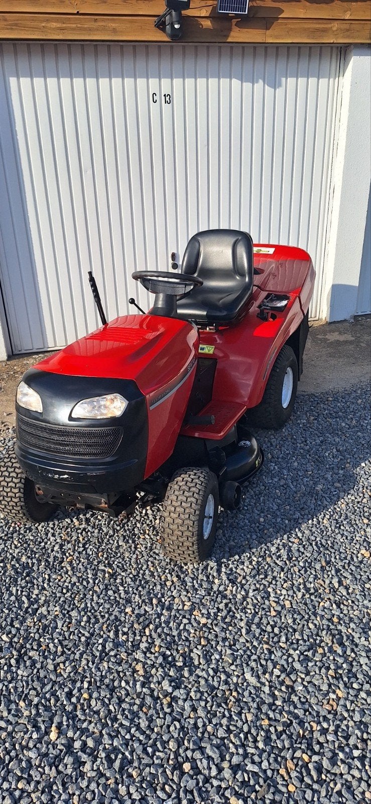 Tracteur tondeuse SENTAR HYDROSTATIQUE, Comme neuf, Enlèvement, Démarrage électrique, Sentar