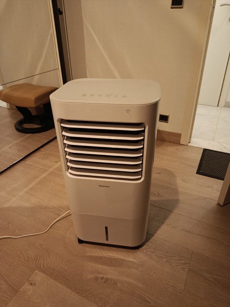 Luchtkoeler 10L draagbaar met 4 modi, 3 ventilatorsnelheden, Ophalen, Gebruikt, Overige