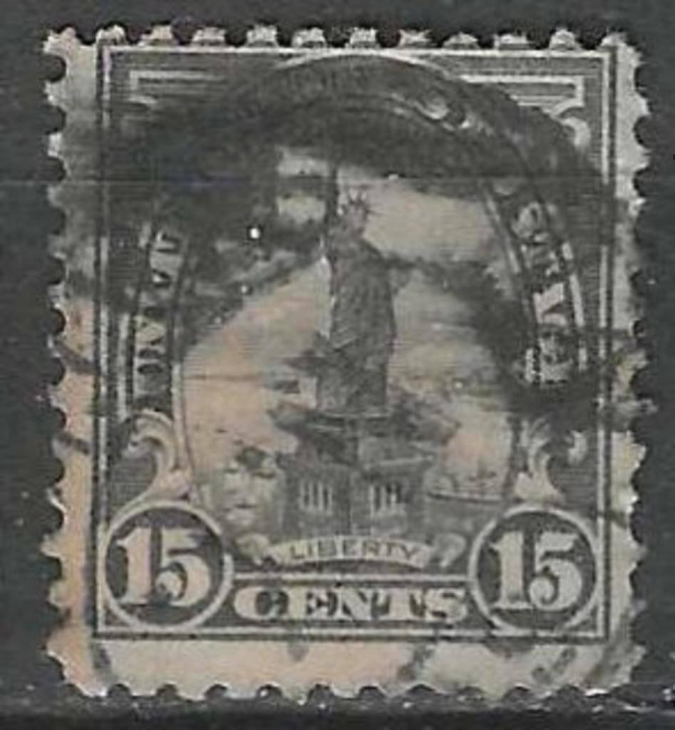 USA 1922/1925 - Yvert 241 - Het Vrijheidsbeeld (ST), Verzenden, Gestempeld