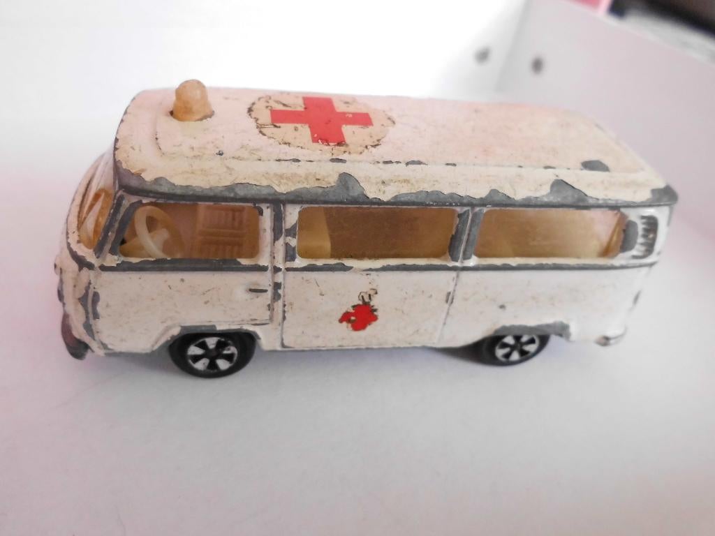 Majorette N 244 Fourgon VW Ambulance, Ophalen of Verzenden, Gebruikt, Auto's
