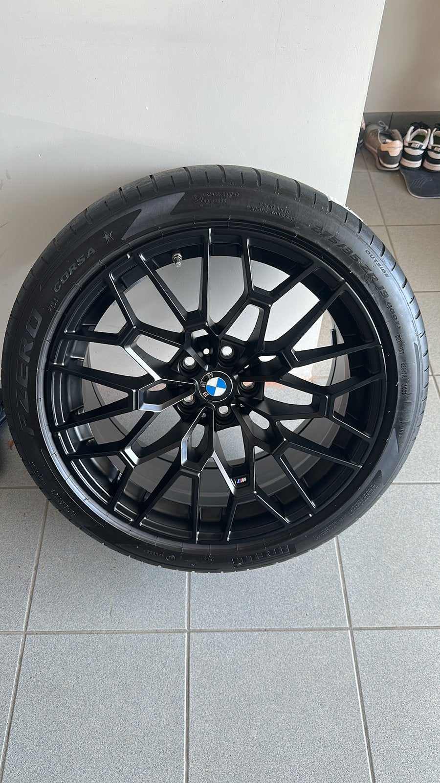 Bmw M4 CSL styling 827M velgen met Pirelli banden, Ophalen, Overige, Gebruikt, Velg(en)