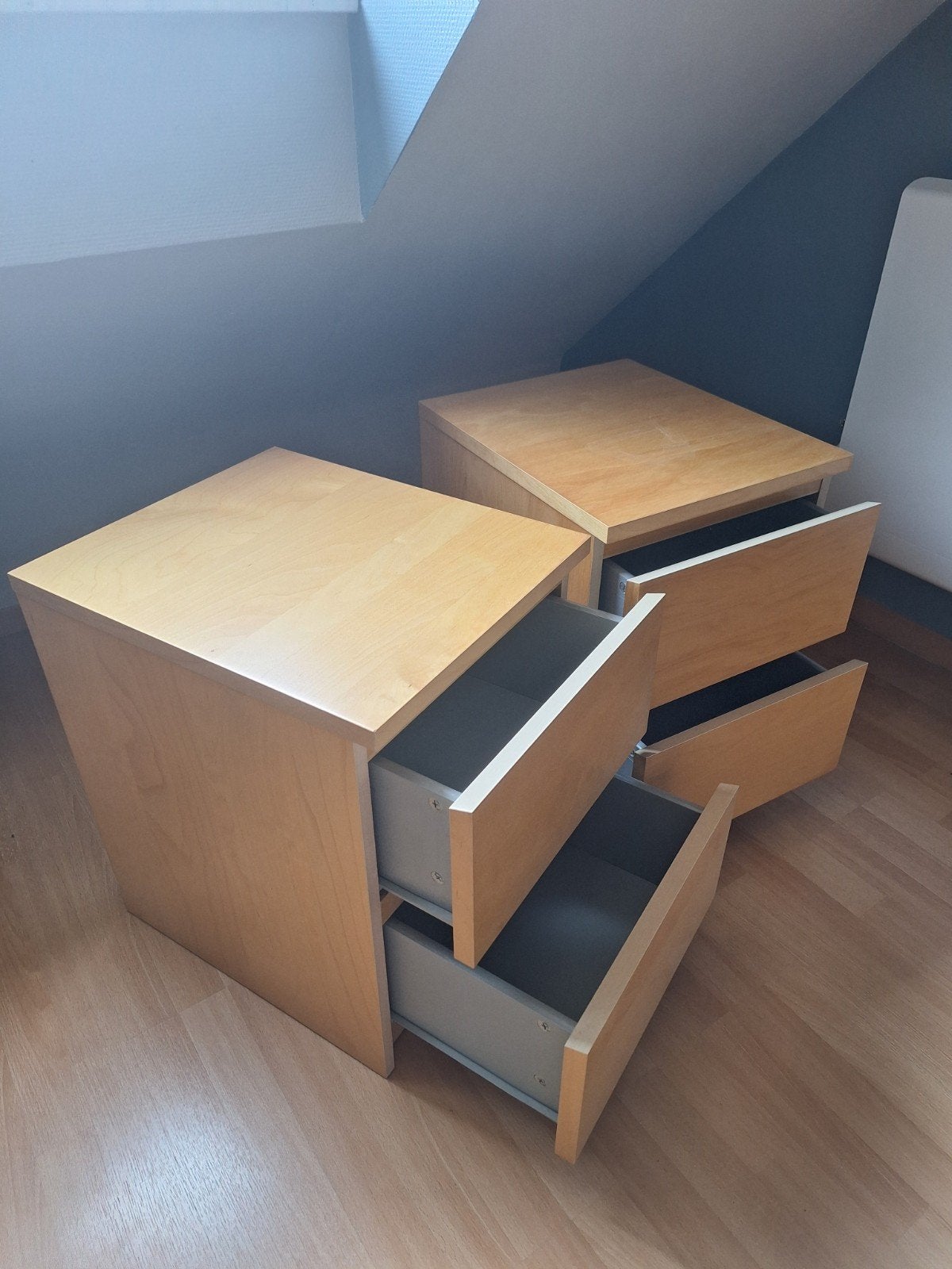 Lot de deux commodes IKEA MALM, Enlèvement