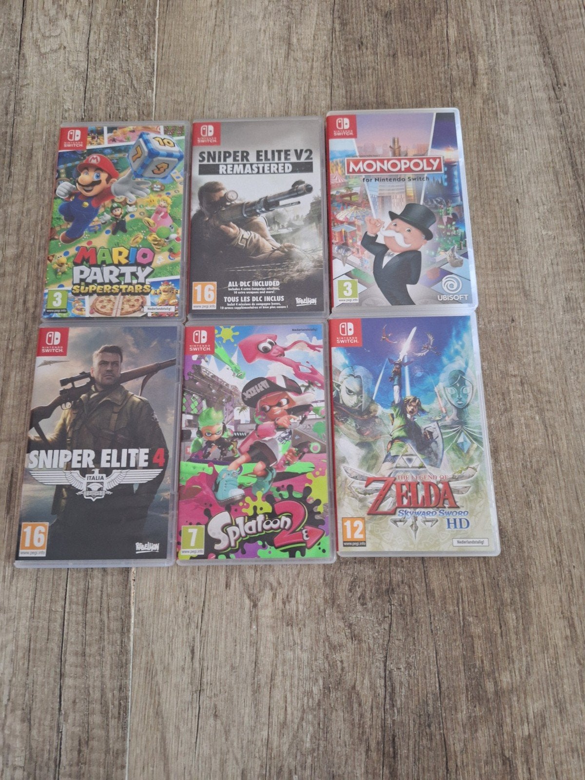 spelletjes Nintendo switch, Games en Spelcomputers, Games | Nintendo Switch, Ophalen, Overige genres, Zo goed als nieuw, 3 spelers of meer