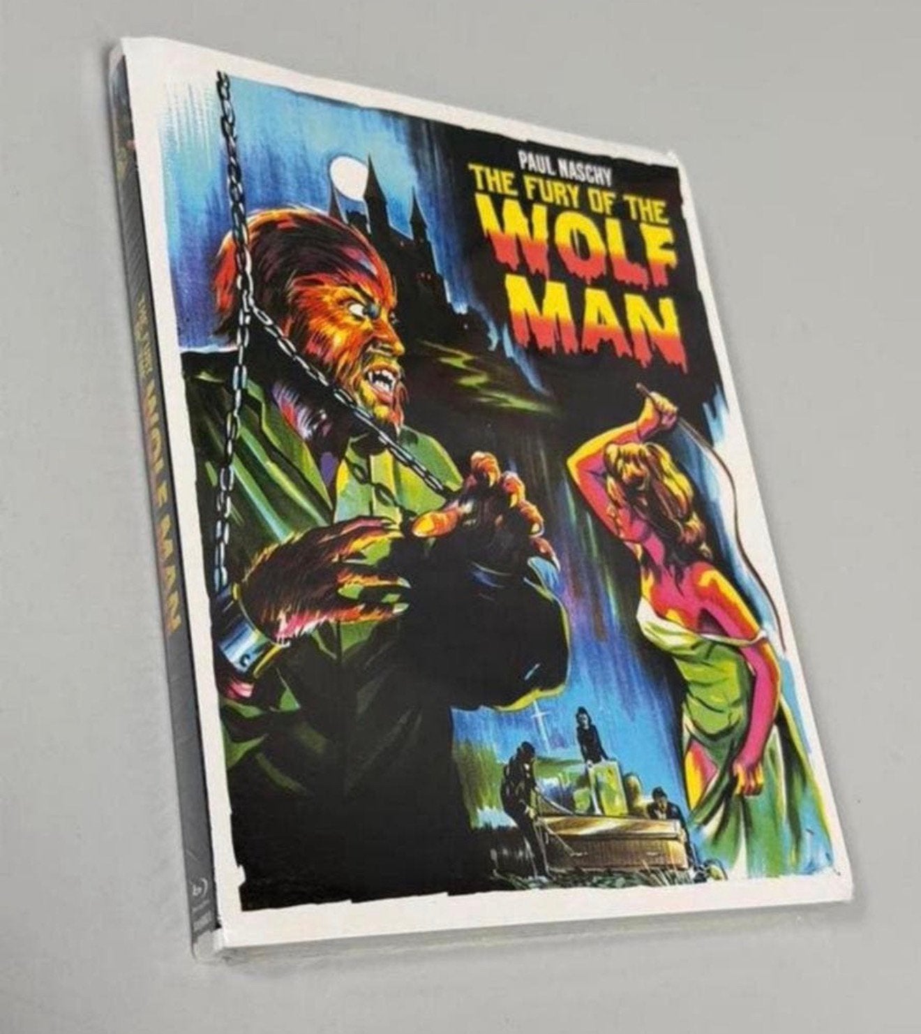 Zeldzaam - The Fury of the Wolf Man 1973 Blu-ray Slipcover, Cd's en Dvd's, Blu-ray, Horror, Film, Ophalen of Verzenden, Blu-ray