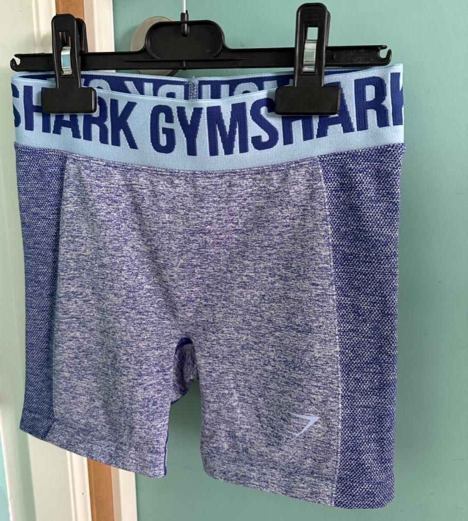 Short Gymshark XS, Comme neuf, Enlèvement, Bleu, Gymshark