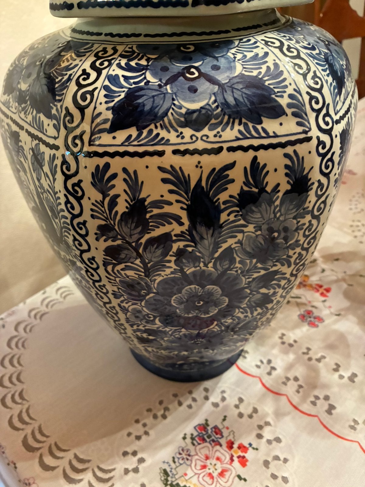 Delfts blauwe vaas, Antiek en Kunst, Ophalen