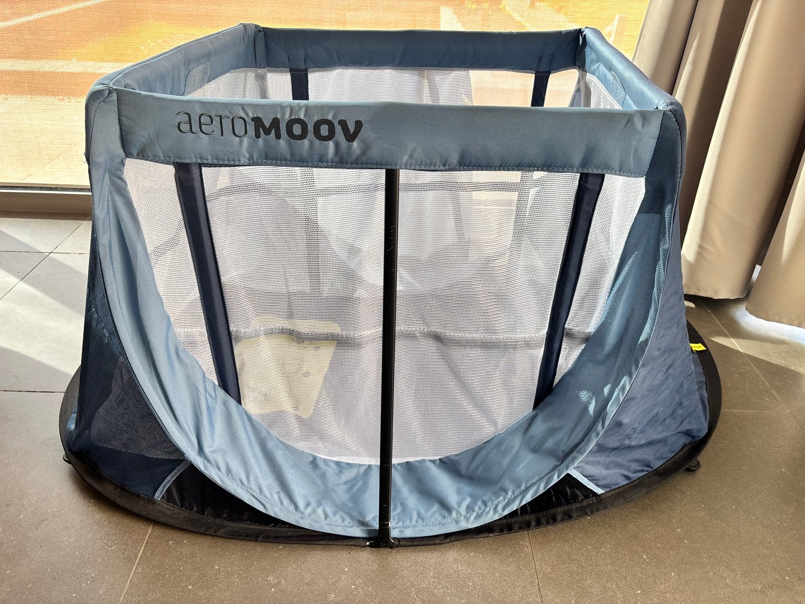 Aeromoov reisbed, Ophalen, Zo goed als nieuw