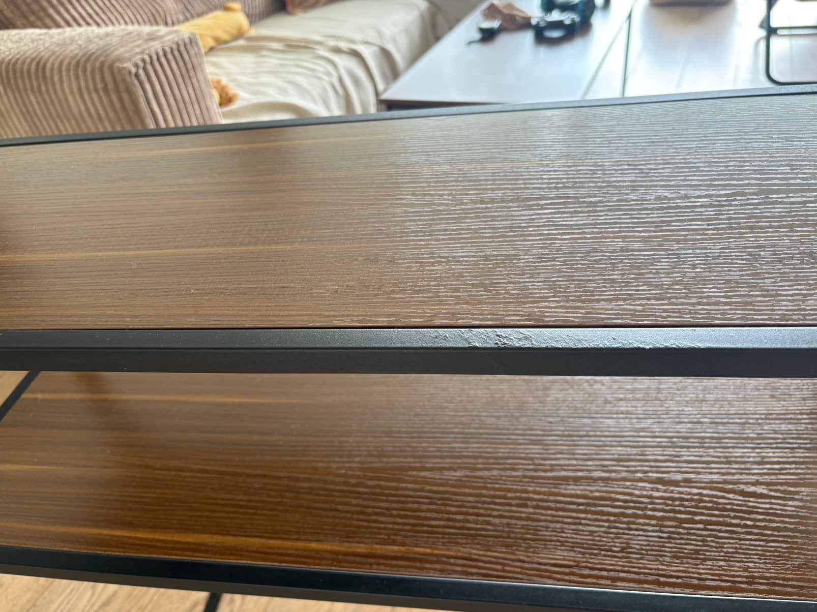Console 2 plateaux, 50 à 100 cm, Comme neuf, Enlèvement, 50 à 100 cm