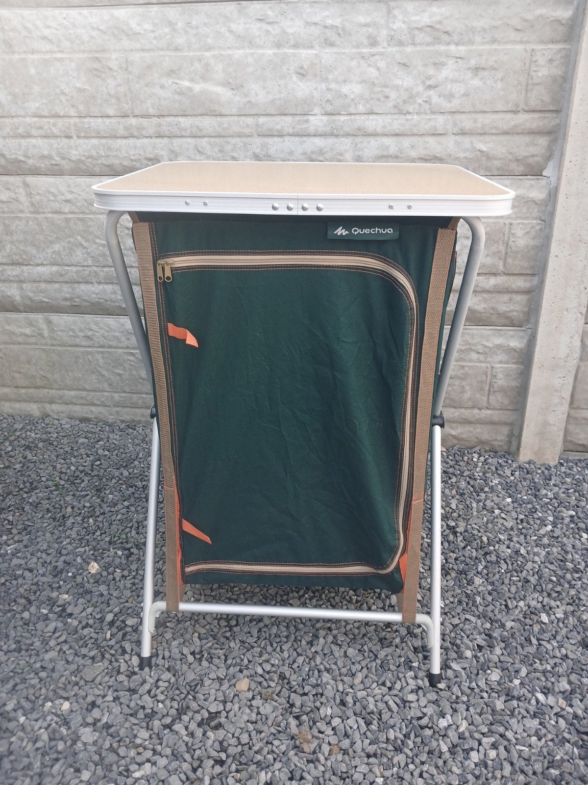 kast voor carevan, Ophalen