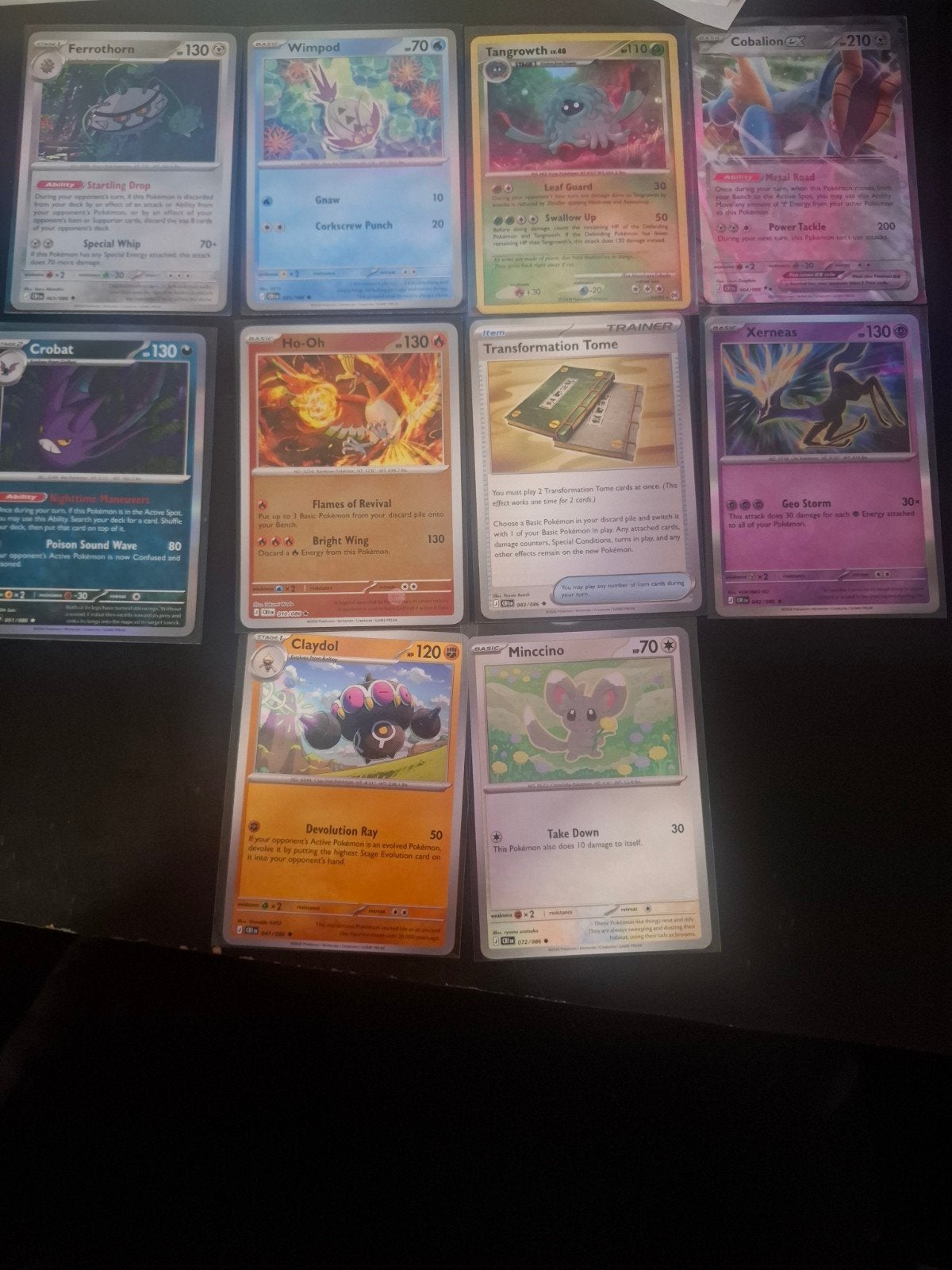 Pokemon bundel 10kaartjes holo/reverse holo, Ophalen