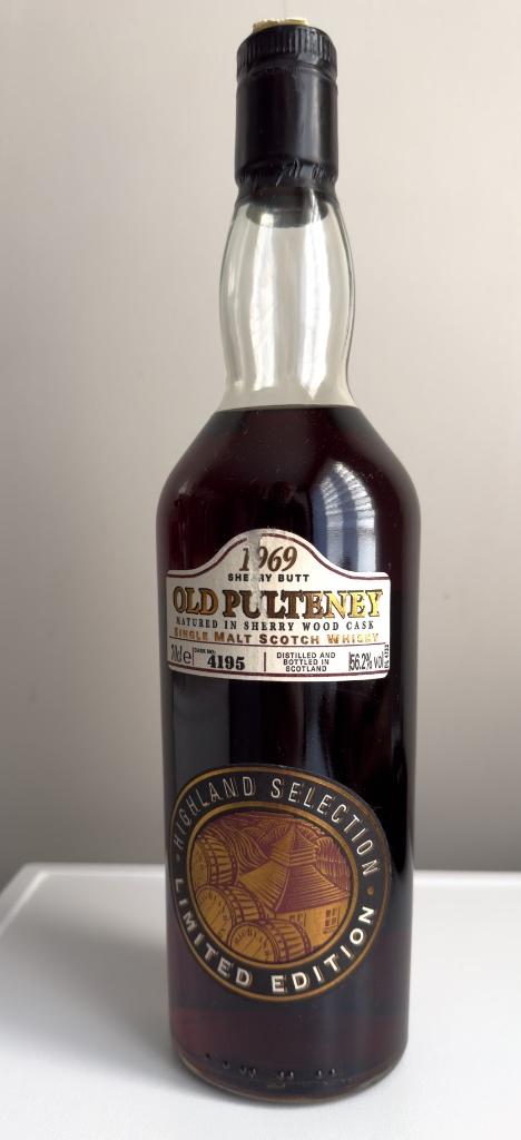Whisky Old Pulteney 1969, Enlèvement ou Envoi