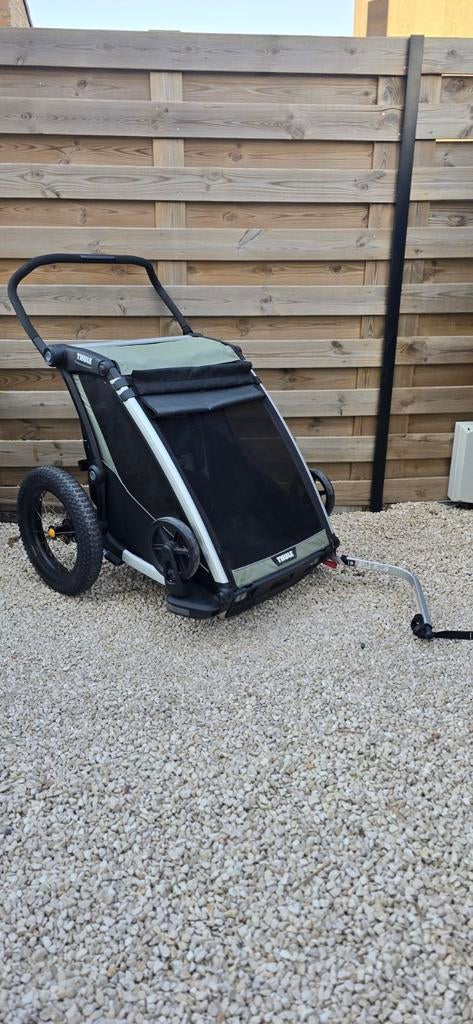 Thule Chariot Lite 2 (dubbel) + Offroad set, Enlèvement