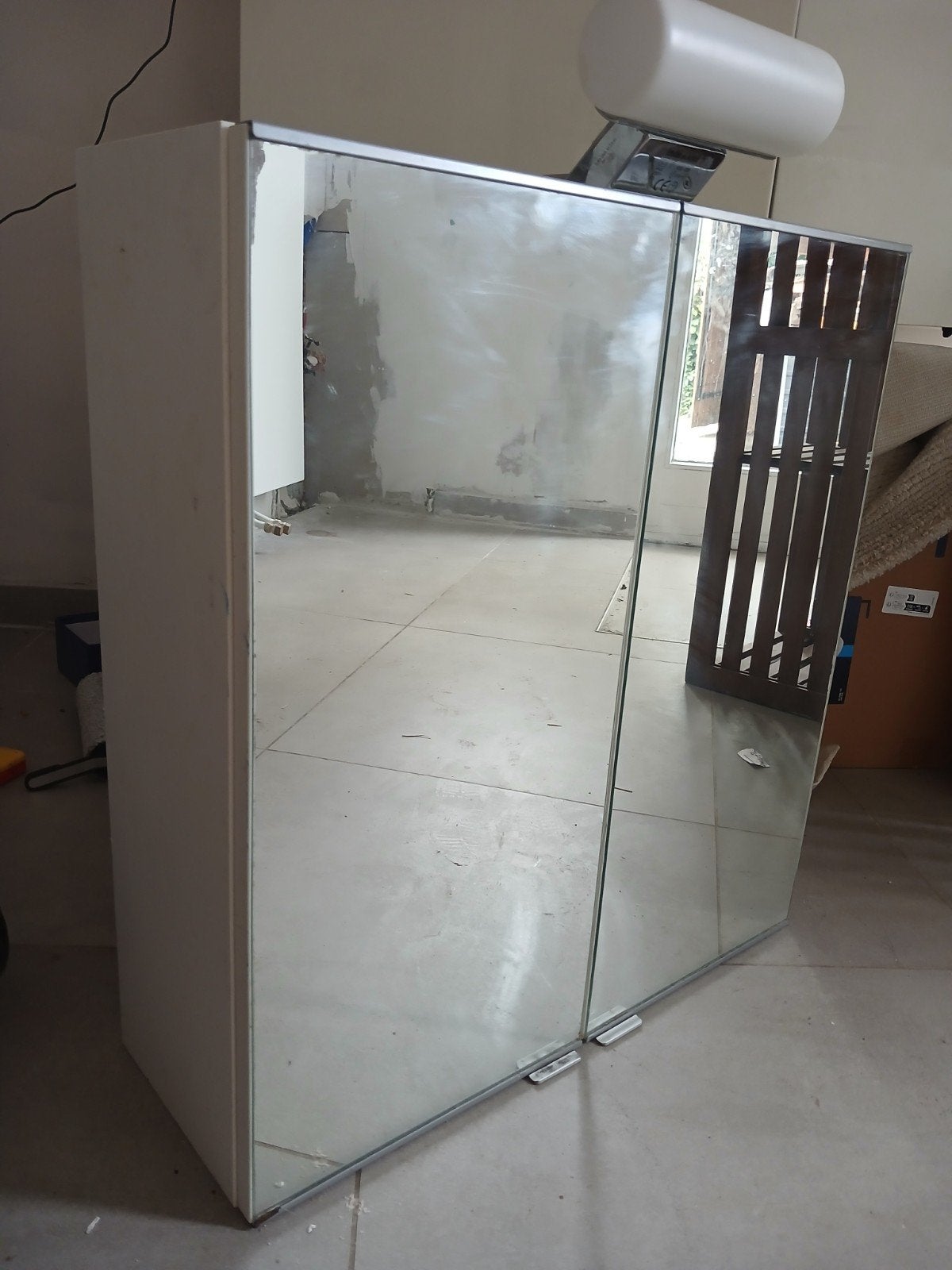 spiegelkast voor de badkamer van de apotheek, Ophalen, Gebruikt, Spiegelkast