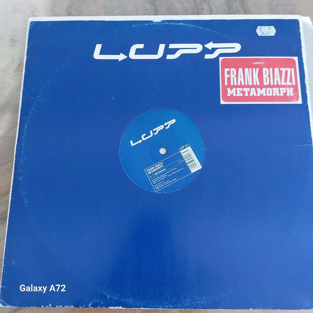 frank biazzi metamorph 12 inch maxi, CD & DVD, Vinyles | Dance & House, 12 pouces, Enlèvement ou Envoi, Autres types, Utilisé