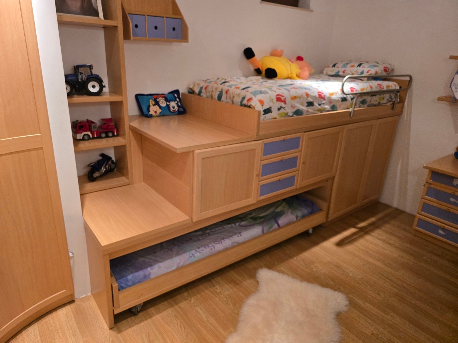 kinder inbouwbed+bureau, Ophalen