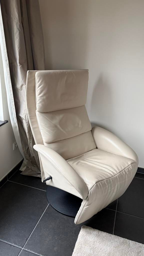 Jori Relax modern design wit/crème, Huis en Inrichting, Ophalen, Zo goed als nieuw