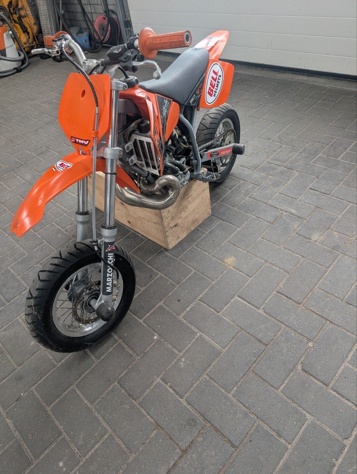 Ktm mini crosser, Ophalen