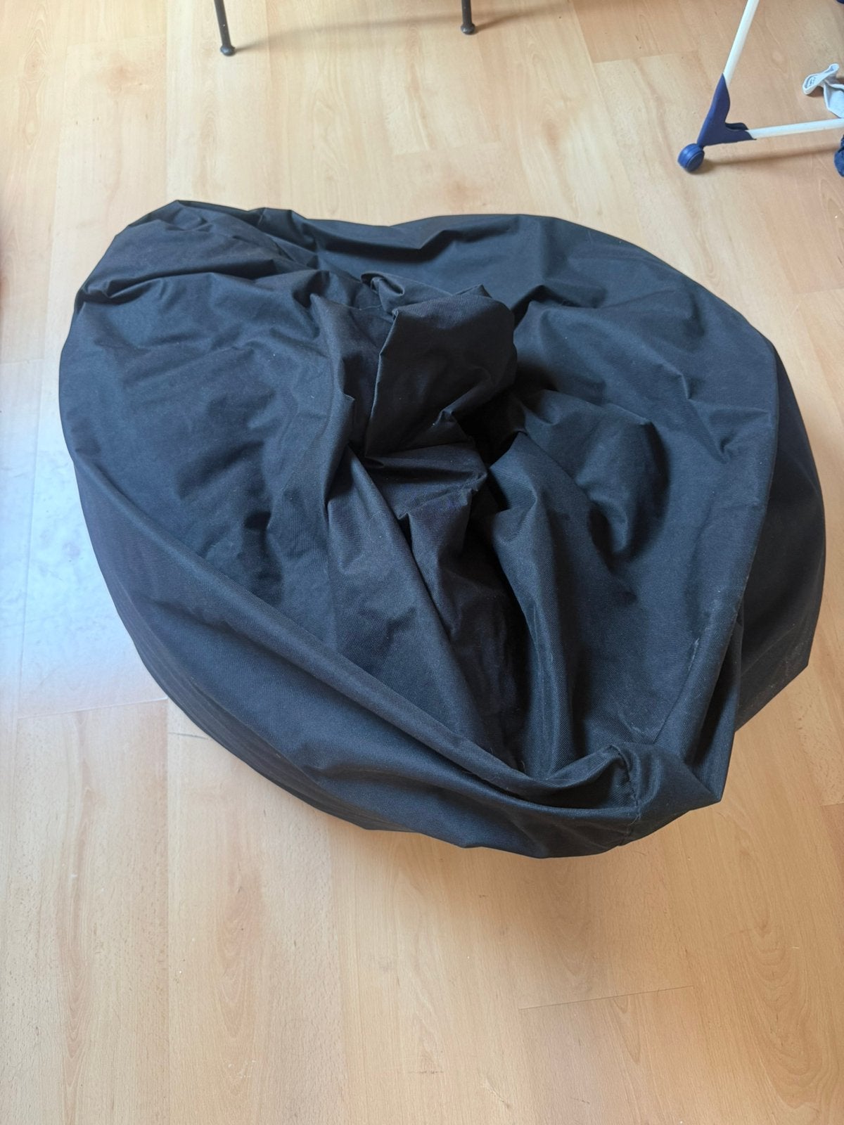 Beanbag chair, Huis en Inrichting, Zitzakken, Ophalen, Gebruikt, Zwart, Zitzak