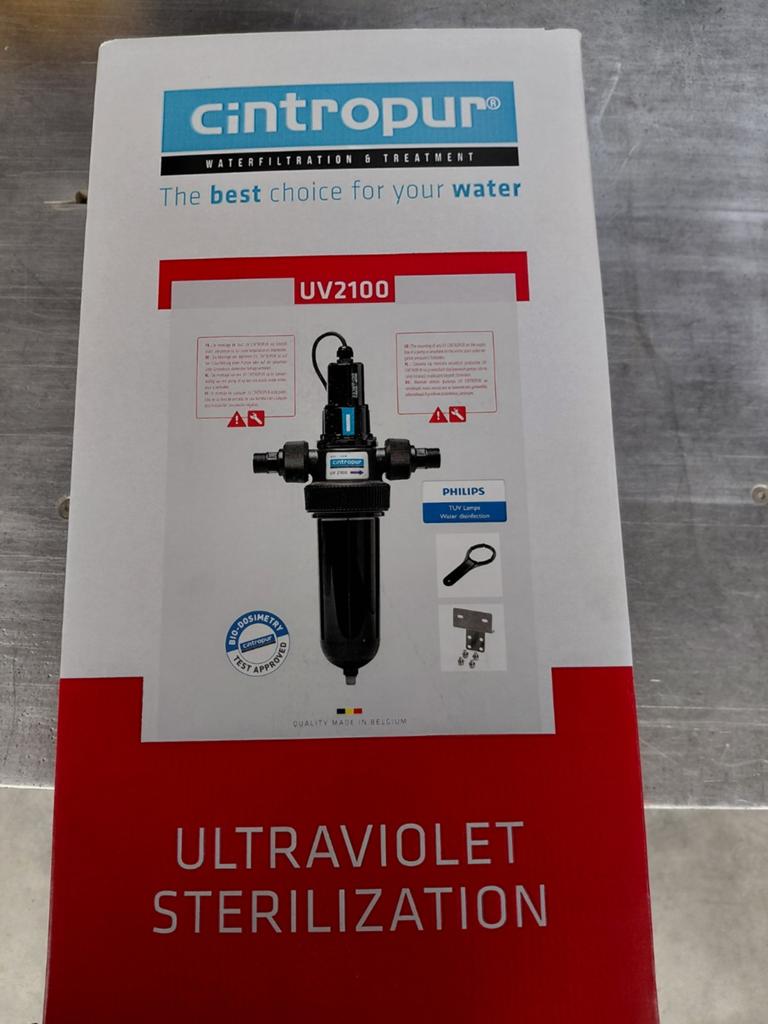 UV filter cintropur, Enlèvement