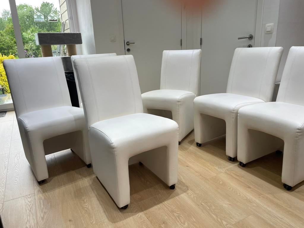 6 eetkamerstoelen, Huis en Inrichting, Ophalen, Gebruikt