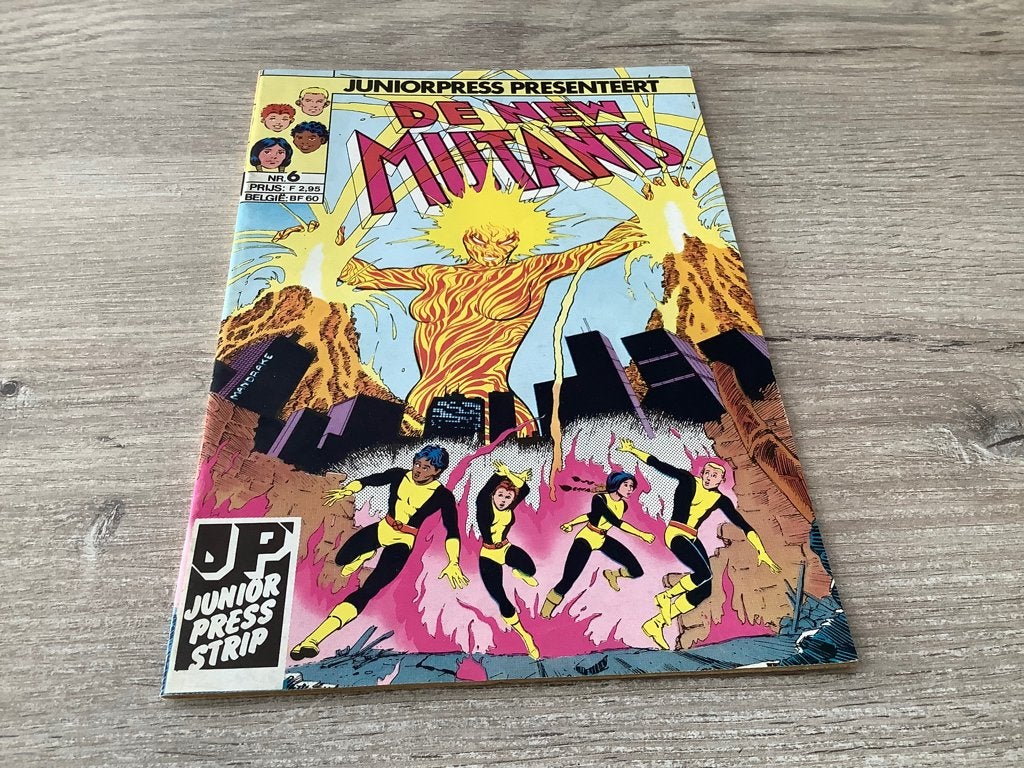 Marvel De New Mutants comic strip (1986), Boeken, Marvel Comics, Europa, Ophalen of Verzenden, Gelezen