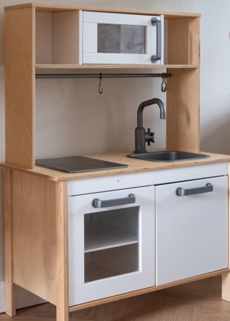 Ikea keukentje met accessoires, Enlèvement, Utilisé, Bois, Jouer à la cuisine