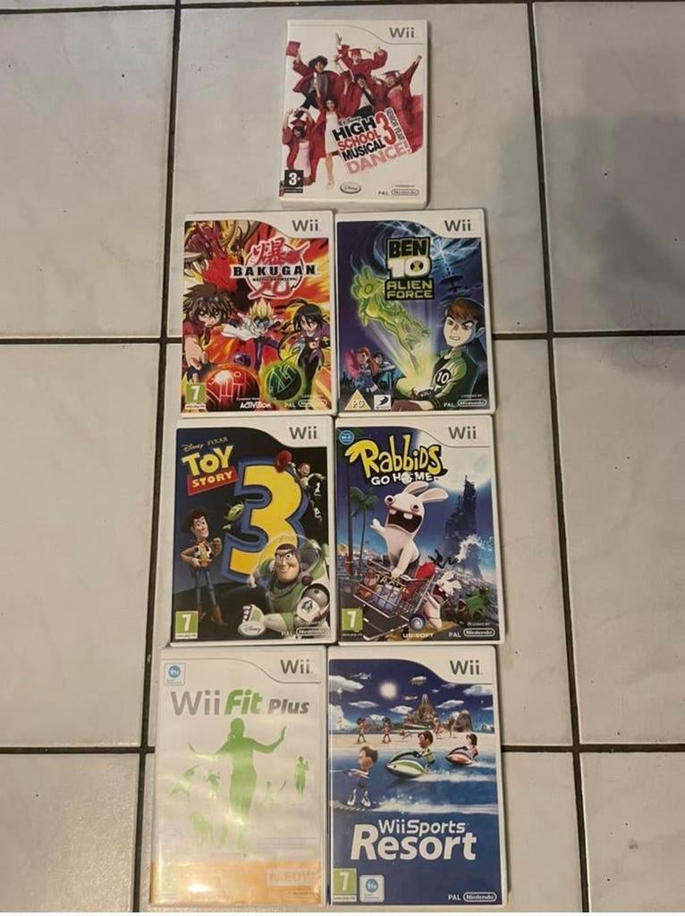Jeux Wii jamais utilisés, Enlèvement, Comme neuf