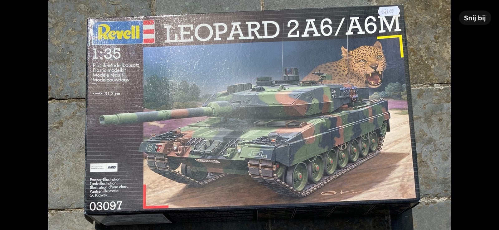Modelbouwkit Revell 1/35 Leopard 2A5/A6, Hobby en Vrije tijd, Verzenden, Zo goed als nieuw, Revell
