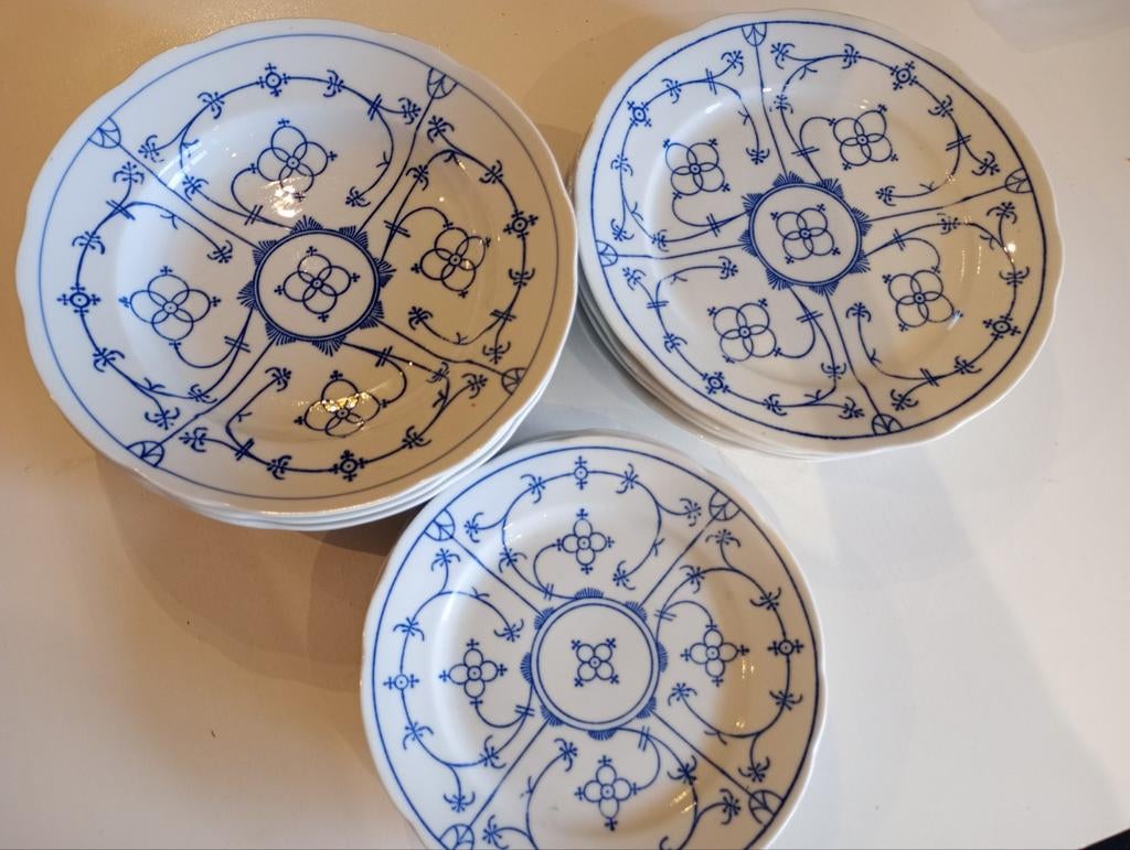 4-delige set borden - Bavaria Winterling, Antiek en Kunst, Antiek | Servies compleet, Ophalen