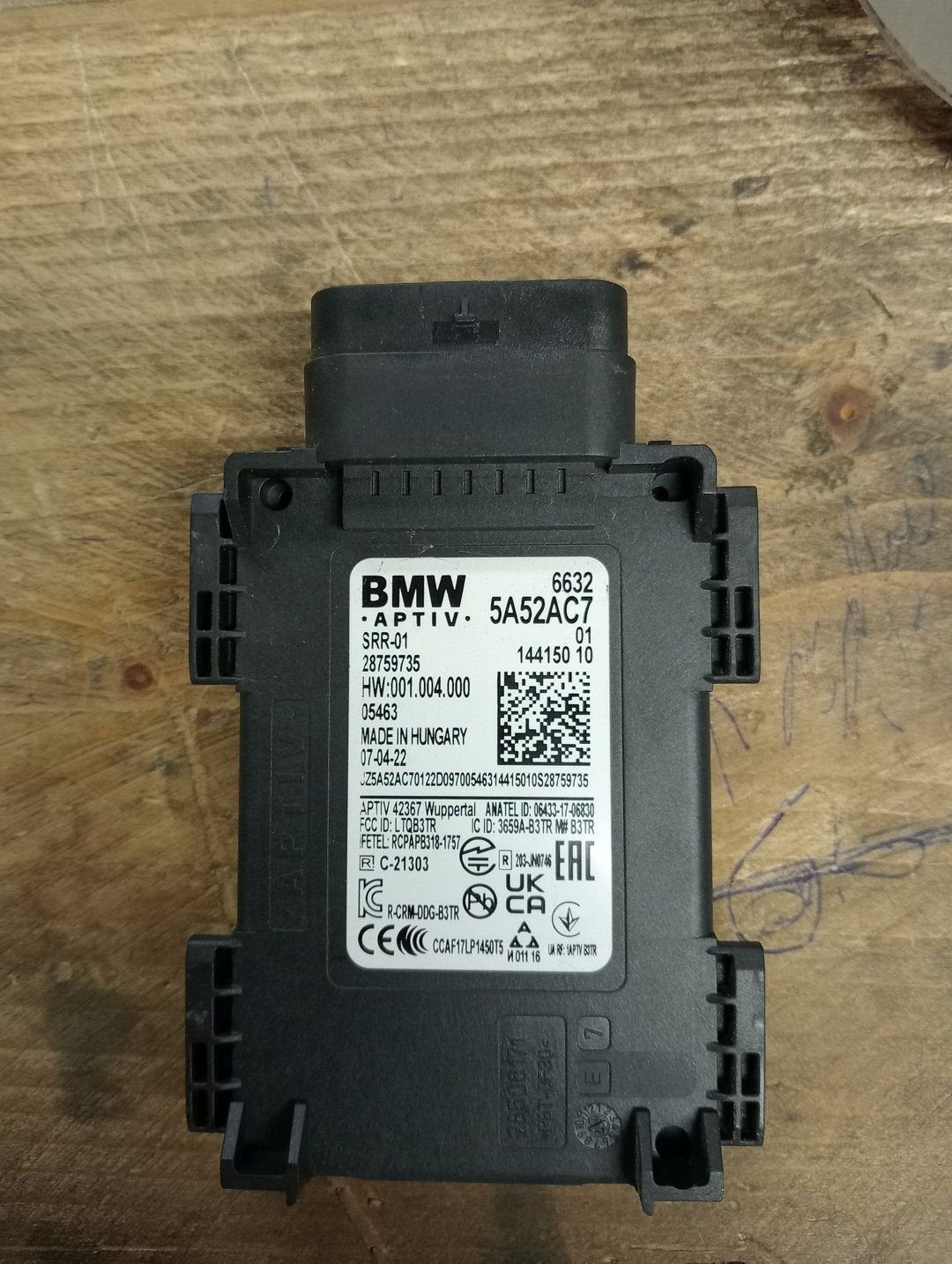 BMW Blind spot control module voor diverse modellen 5A52AC7, -, Utilisé, -, Enlèvement ou Envoi